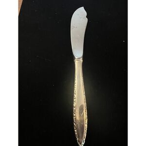 Lace Point by Lunt, Sterling Master Butter Knife, Hollow Handle